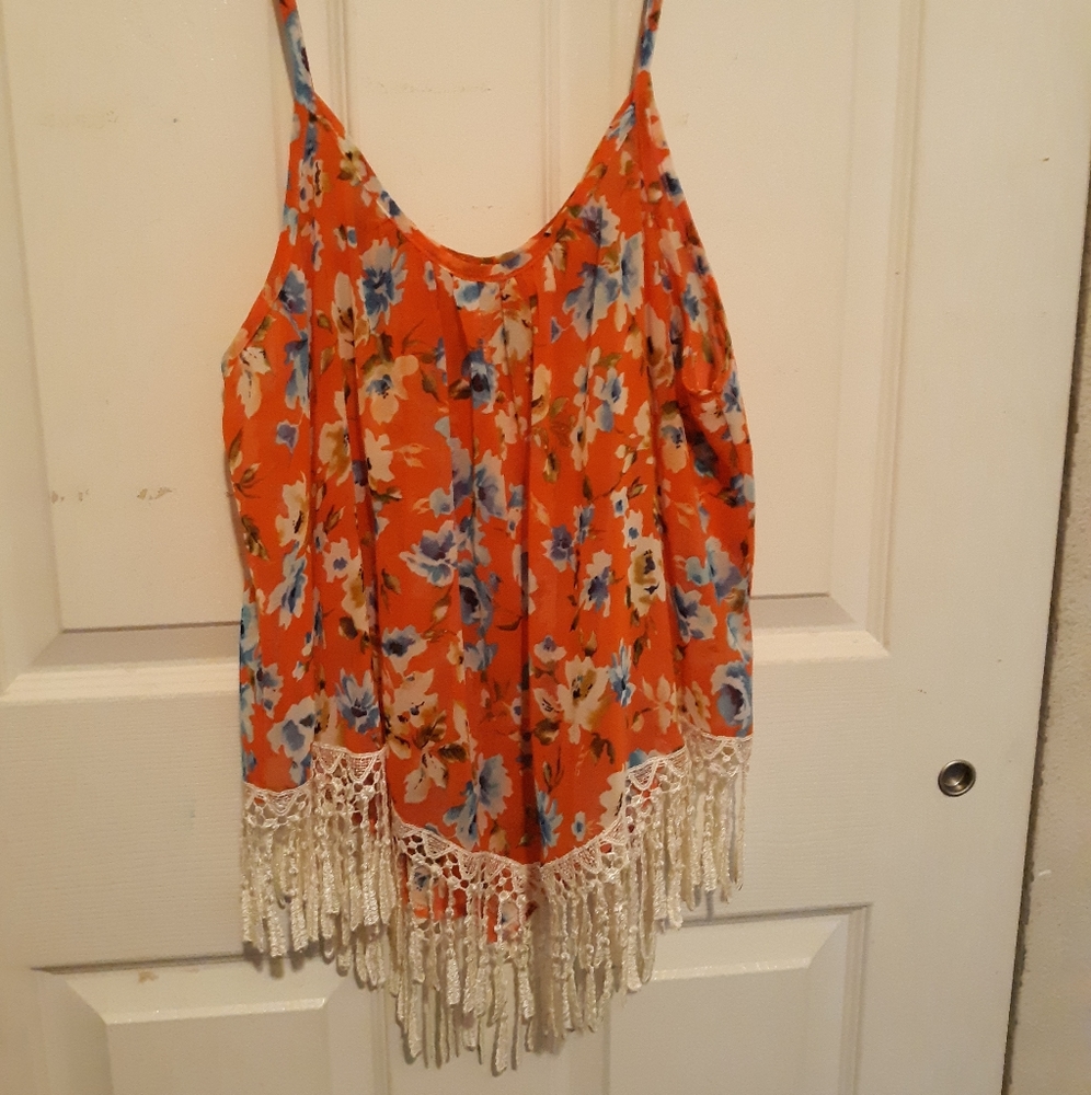Floweral tank top